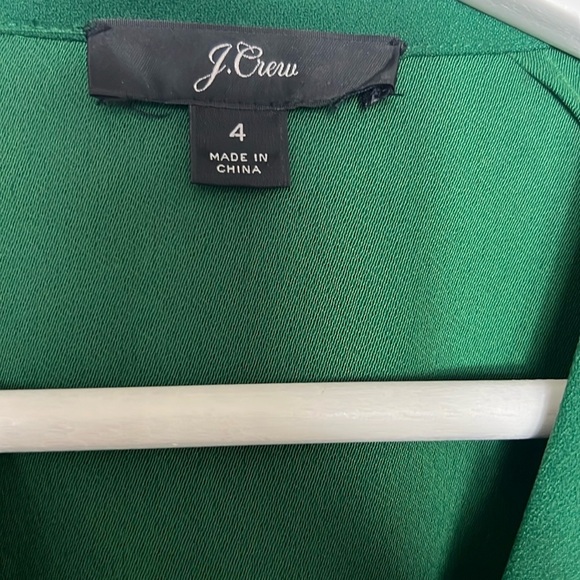 JCrew 365 Crepe Wrap Long Sleeve Blouse - Picture 4 of 9